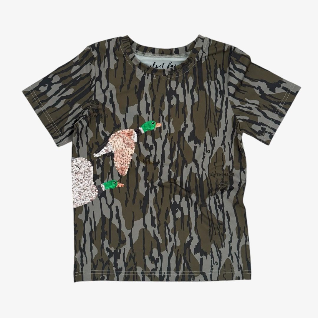 Carrie Mallard Sequin Tee UPF50