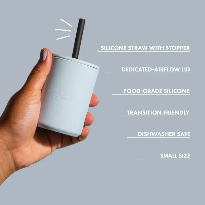 Straw Silicone Toddler Cup