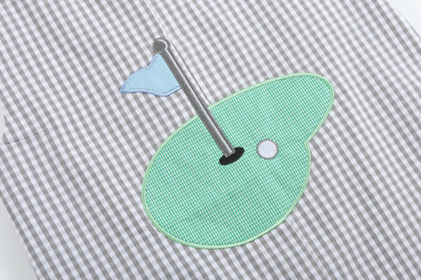 Gingham Golf Shortalls