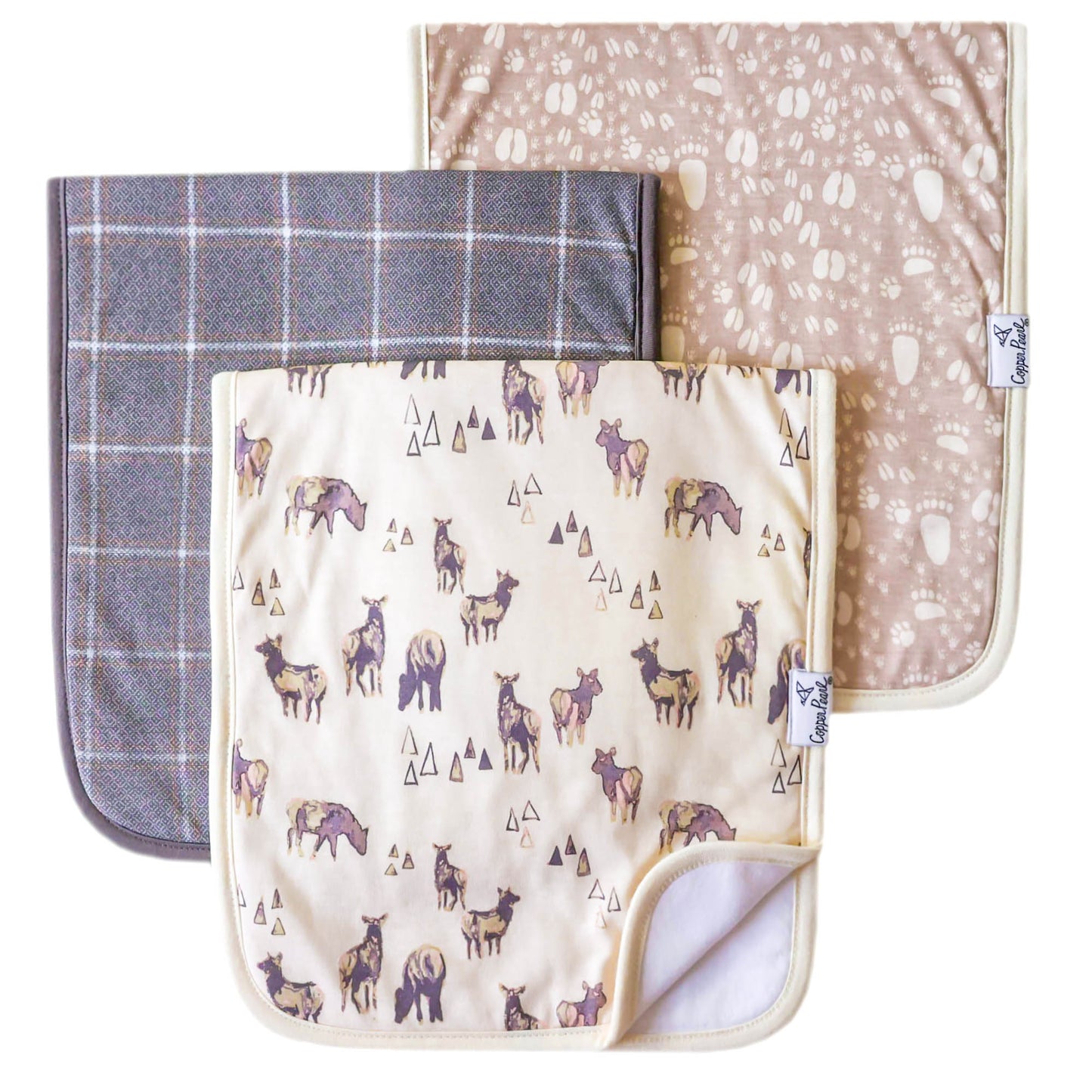 Timber Burp Cloths