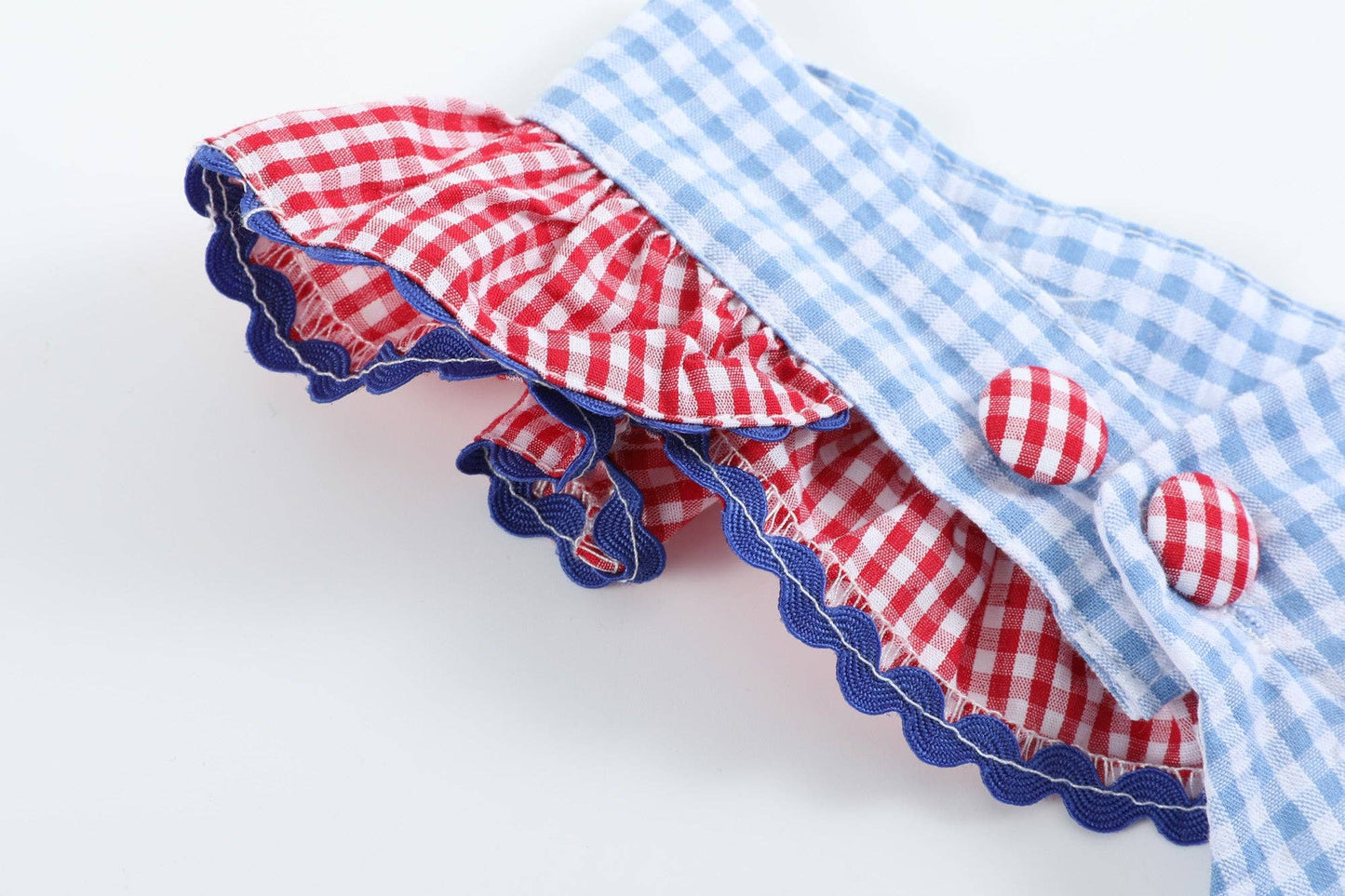 USA Flag Ruffle Bubble