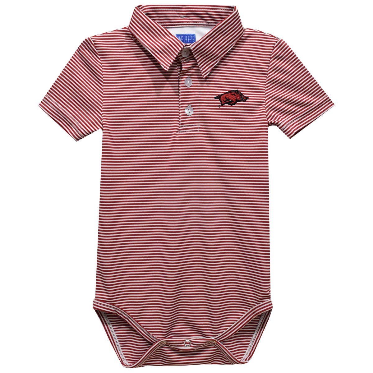 Arkansas Razorback Polo Onesie