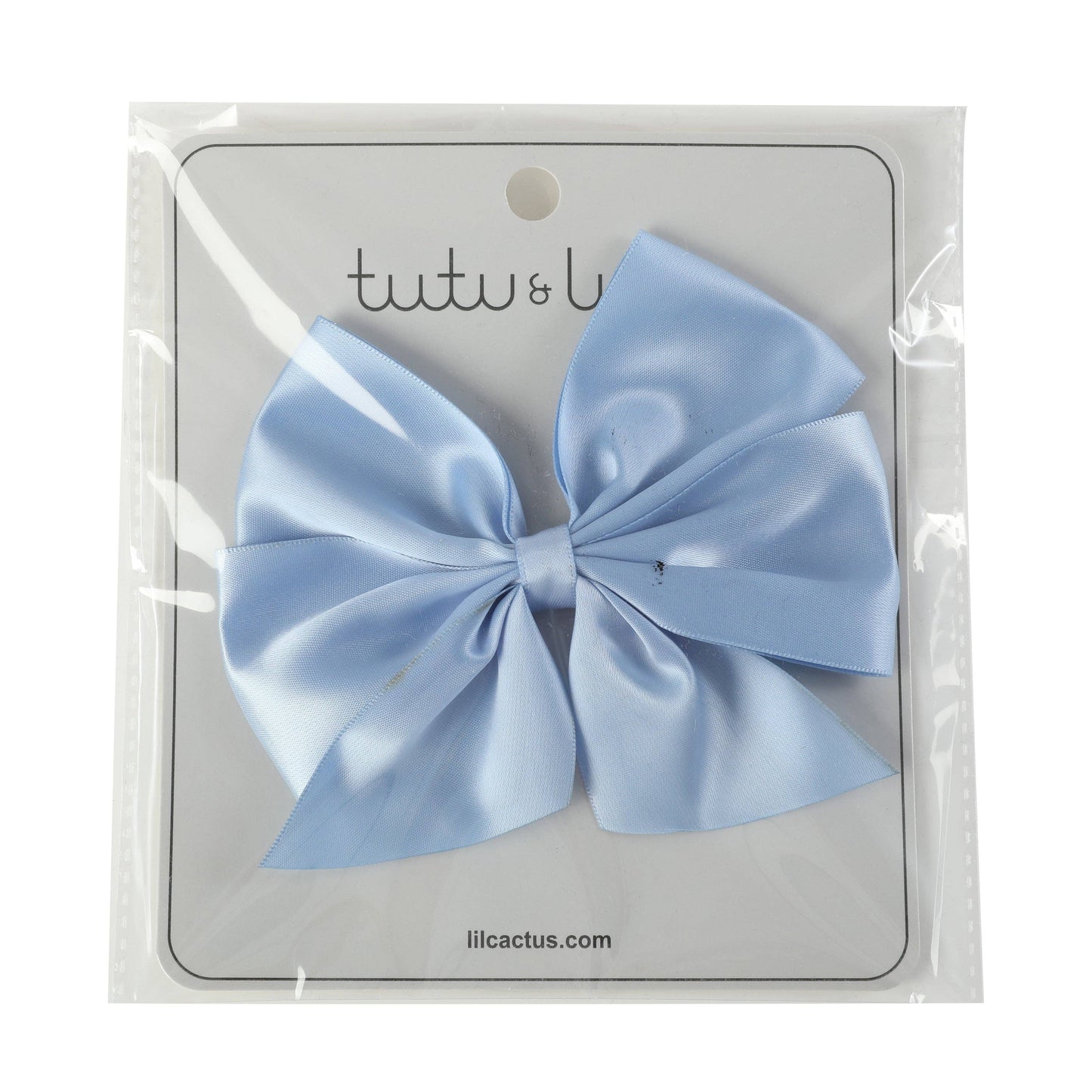 Coastal Blue Satin Bow