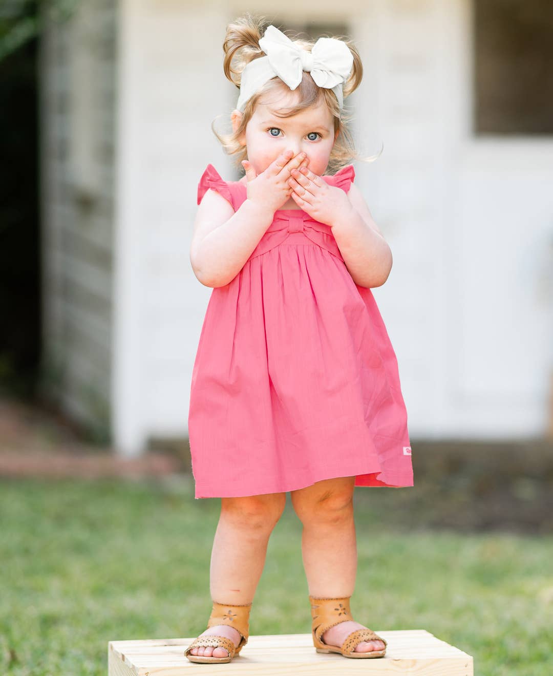 White Big Bow Headband