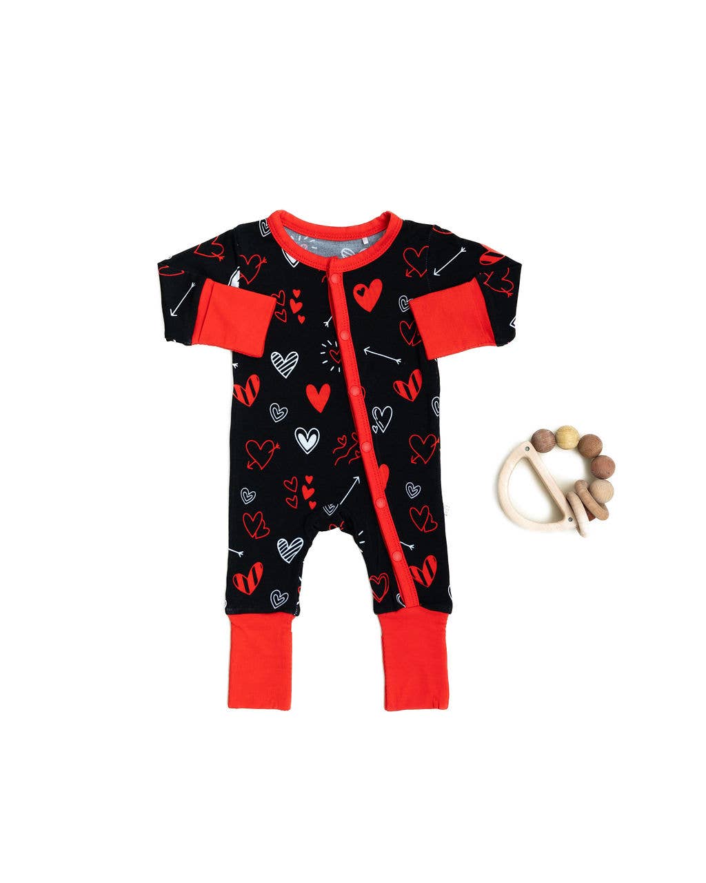 Heart Doodles Bamboo Sleeper