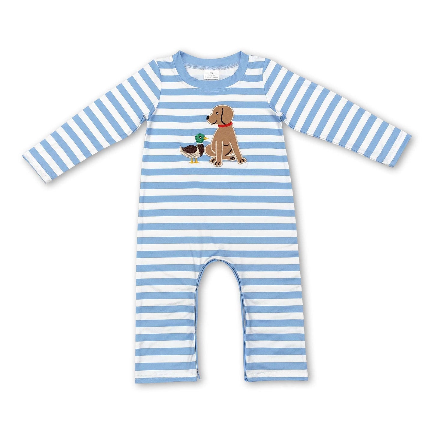 Striped Dog Romper