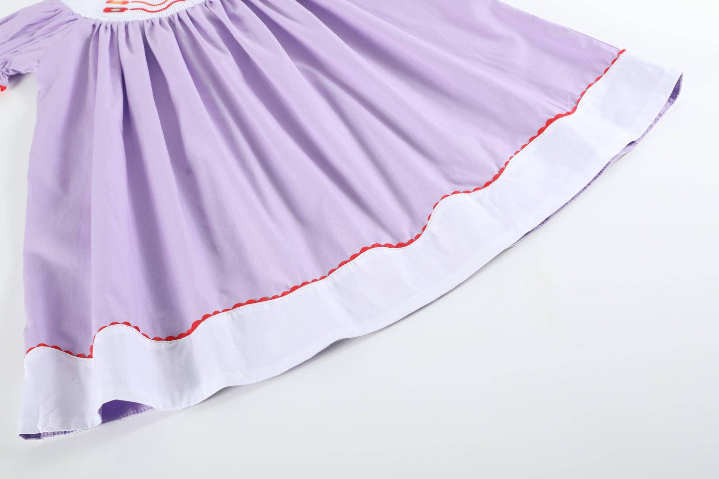 Crayon Smocked Bishop Dress