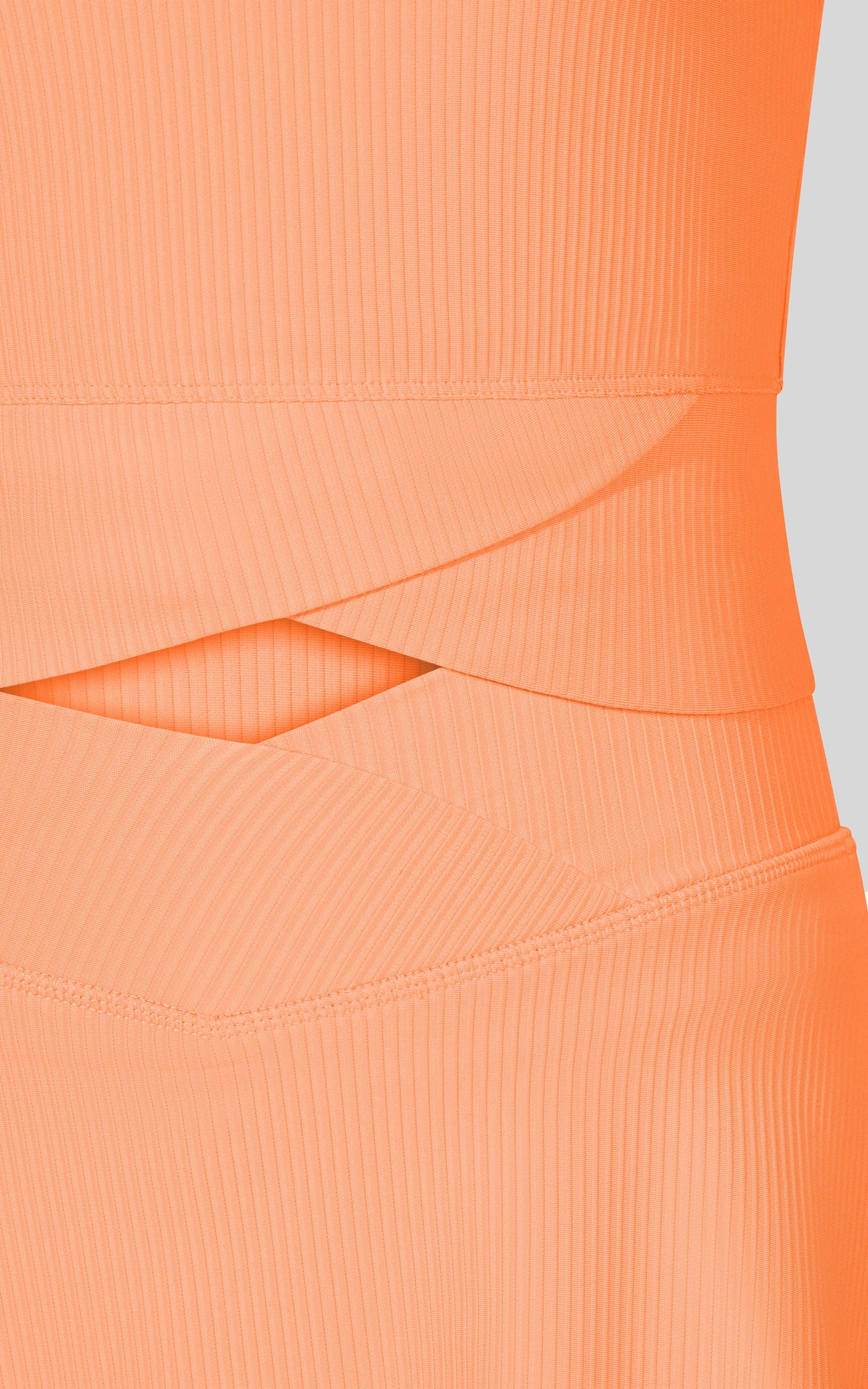 Rib Marie Crossover Top and Skort Set