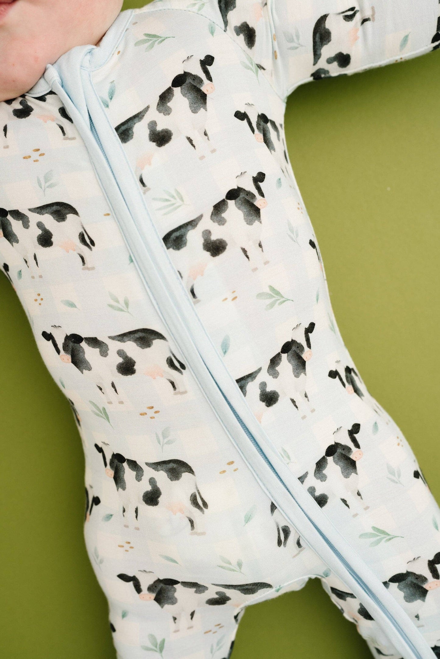 Dairy Cow Bamboo Zippy
