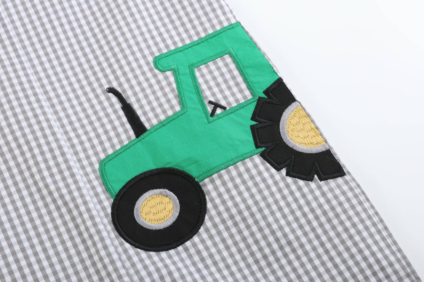 Gingham Tractor Shortalls