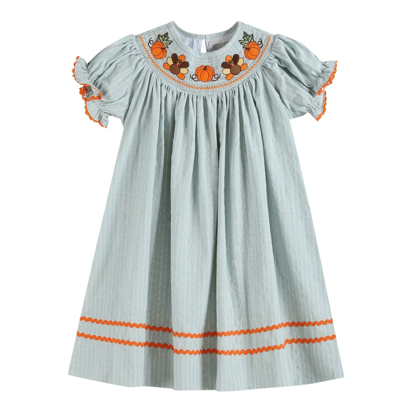 Turkey Smocked Bishop Dress