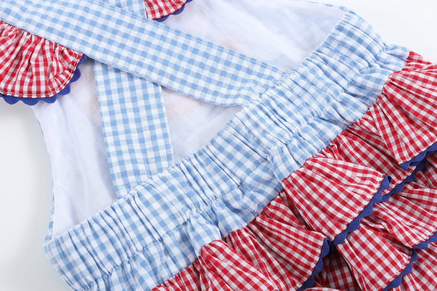 USA Flag Ruffle Bubble