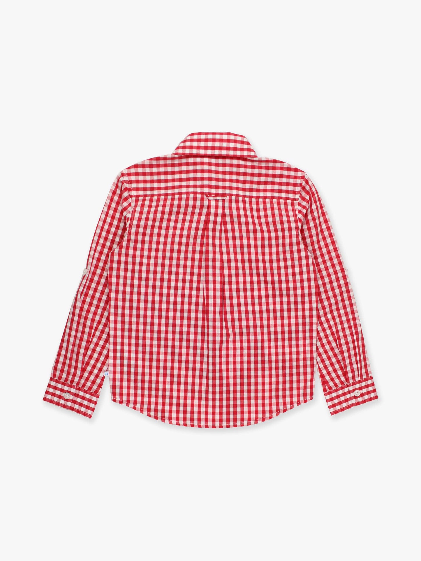 Classic Red Gingham Long Sleeve Button Down