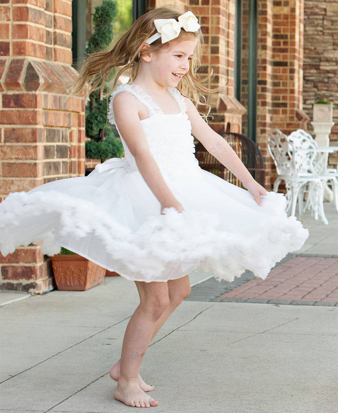 Ivory Bow Headband