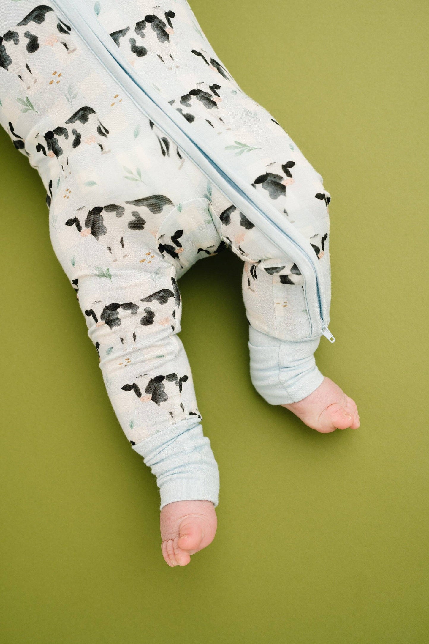 Dairy Cow Bamboo Zippy
