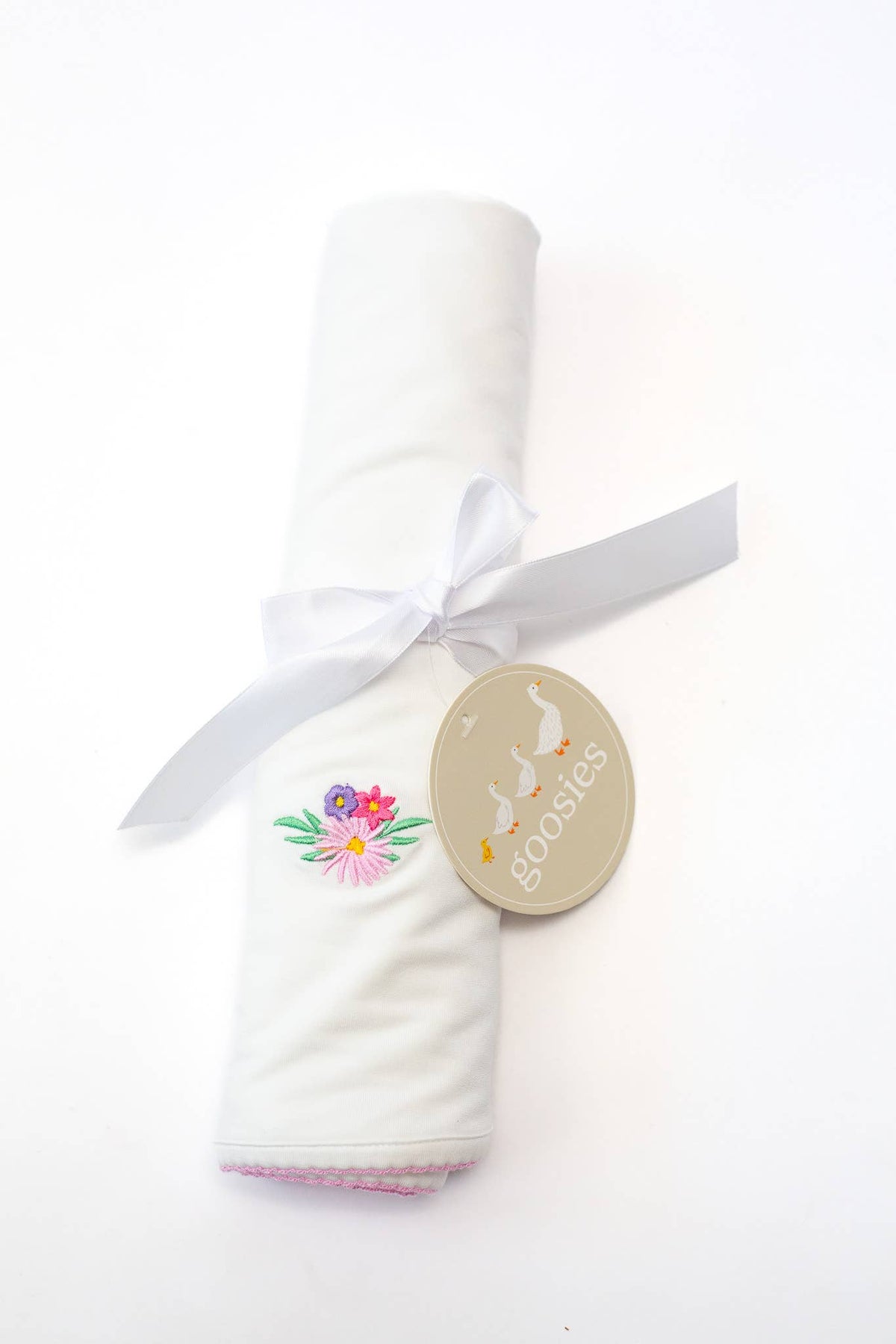 Pip Embroidered Blanket - Flower Fields
