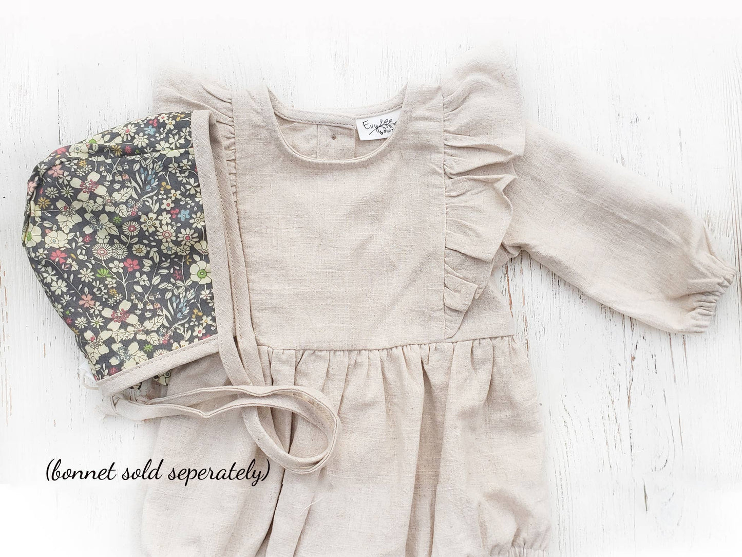 Linen Ruffled Bubble