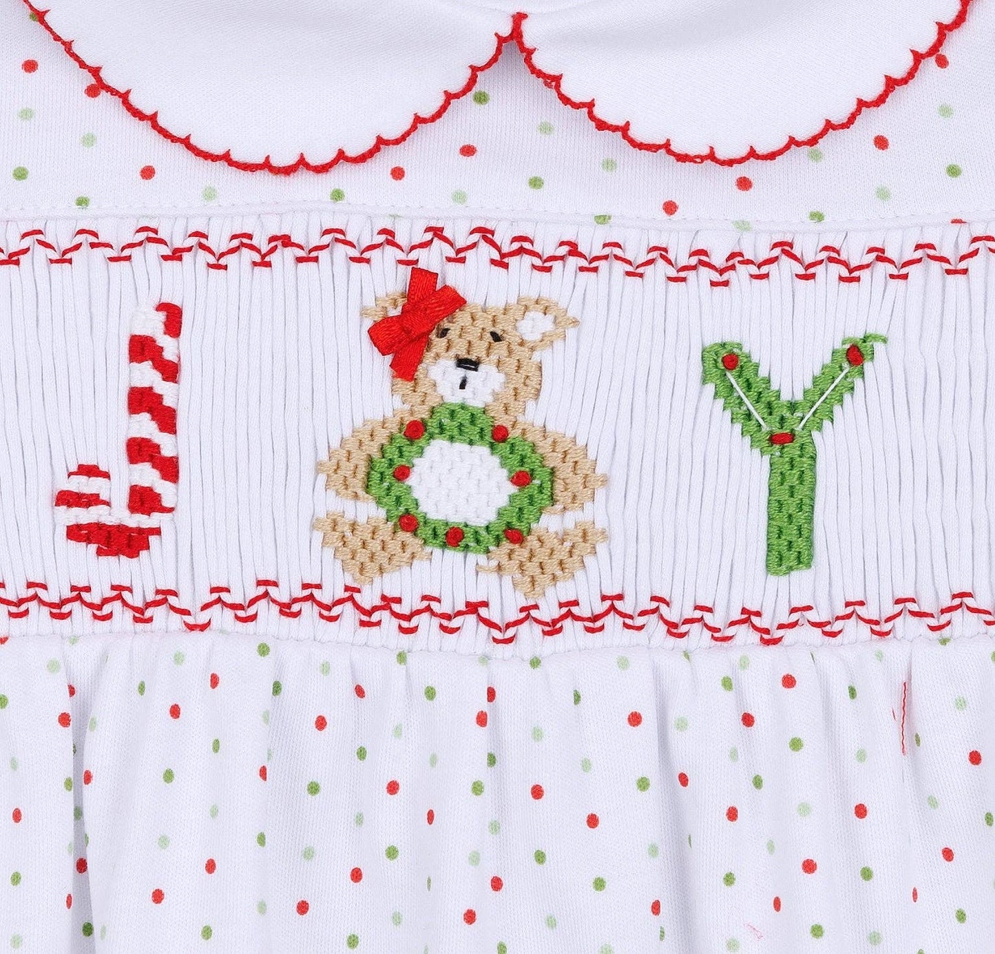 Christmas Joy Classics Smocked Pant Set
