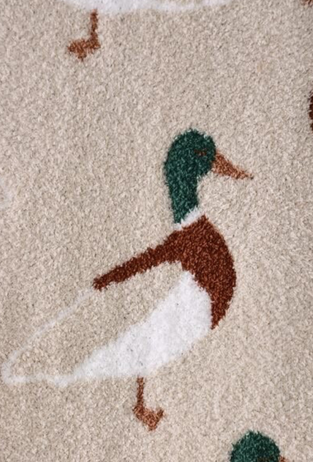 Simple Mallard Chenille Blanket
