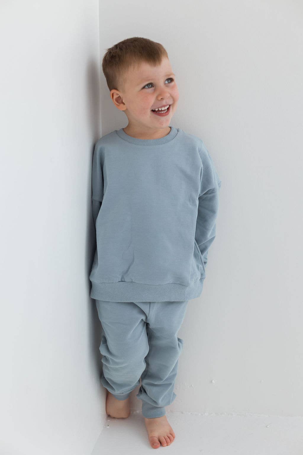 Sweatshirt & Jogger Set | Fog