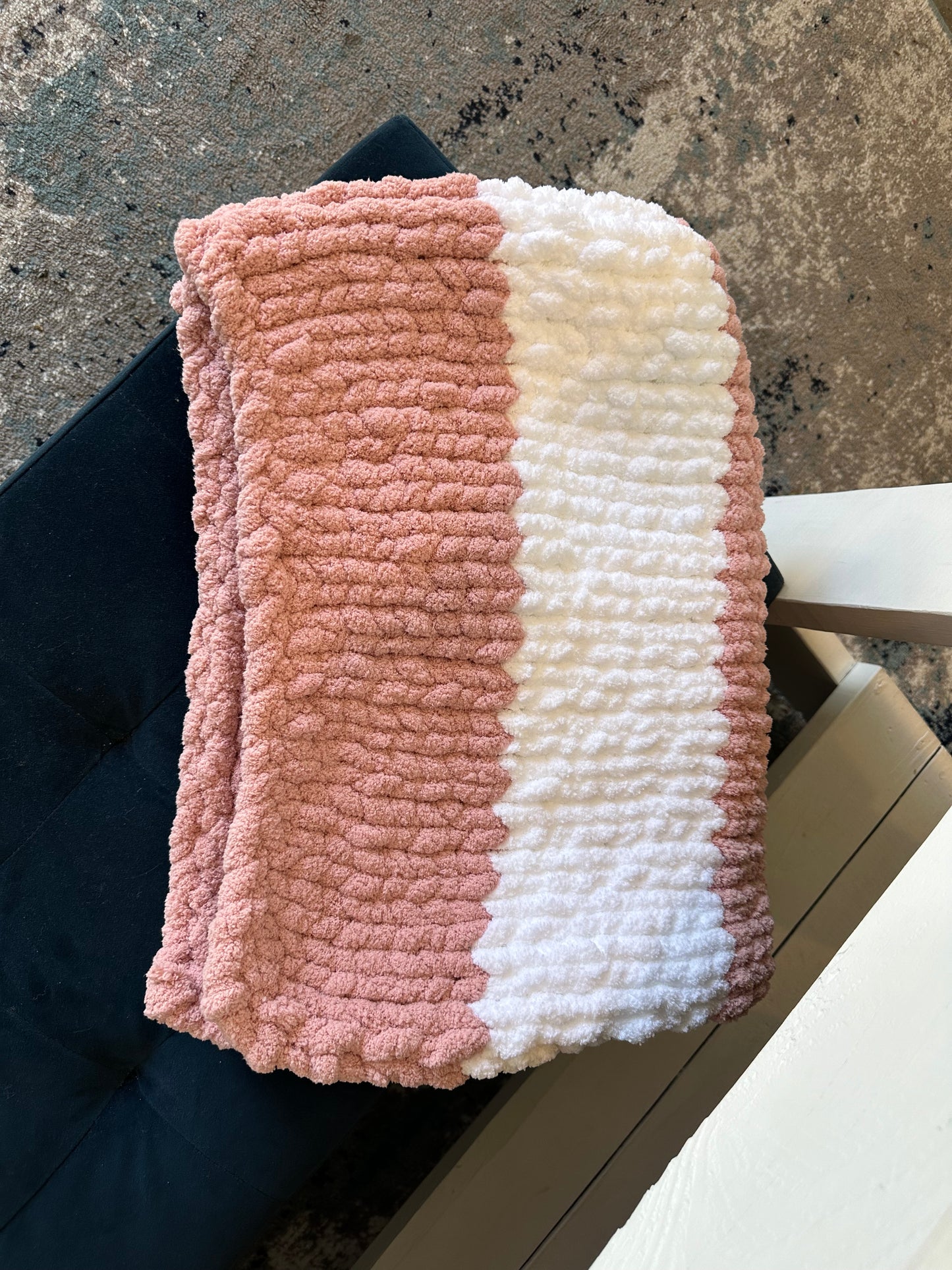 Chunky Knit Baby Blanket