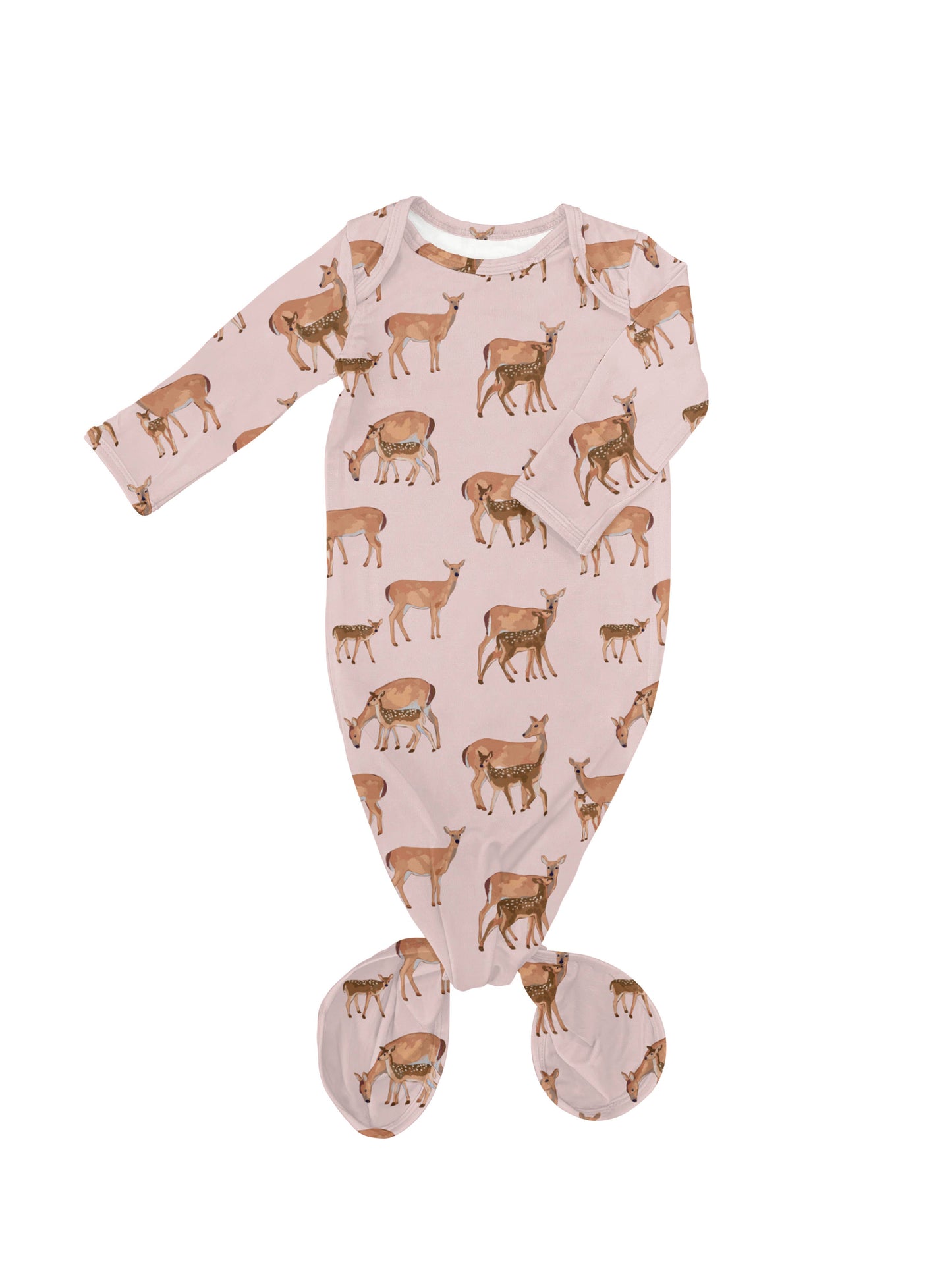 Does & Fawns - Knotted Infant Gown