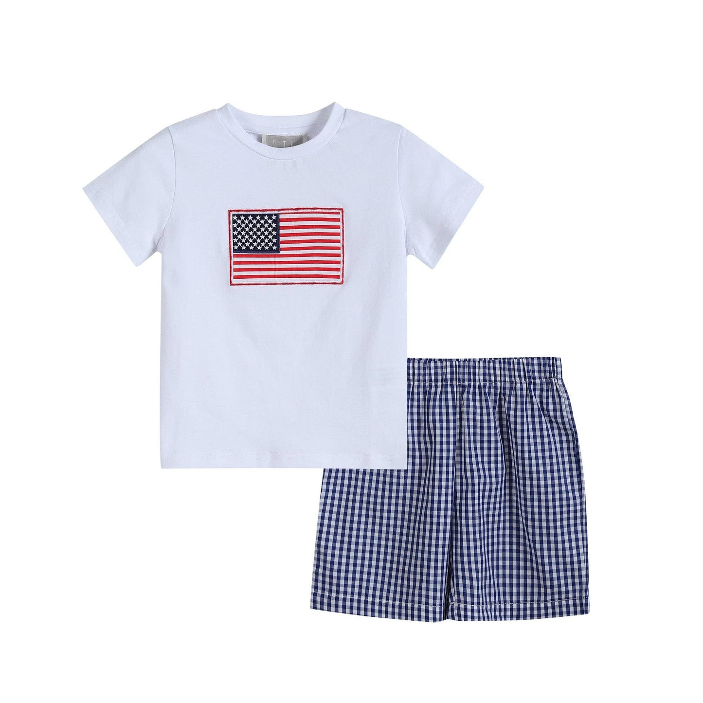 American Flag Shirt & Shorts Set