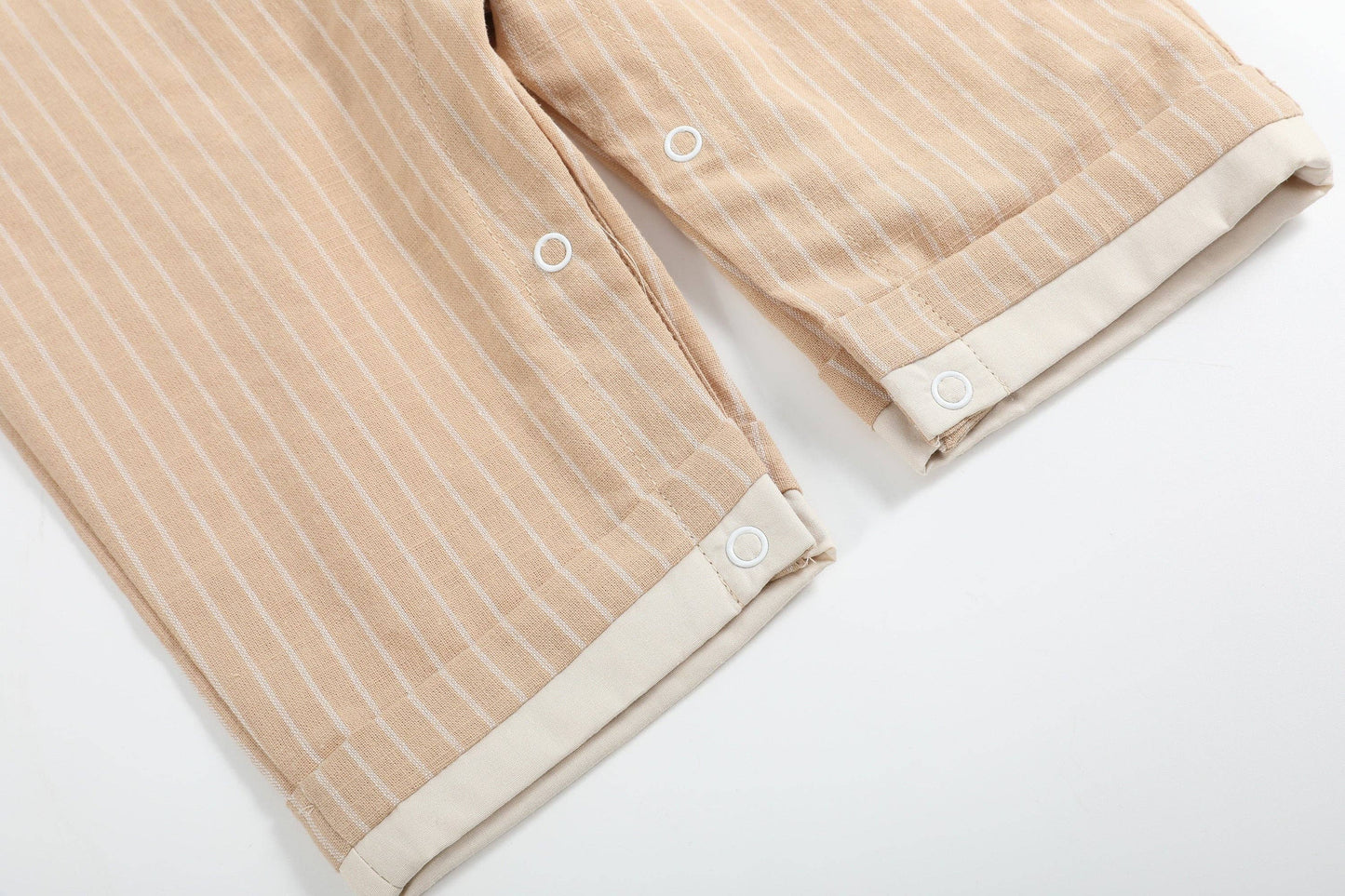 Brown Pumpkin Smocked Overalls