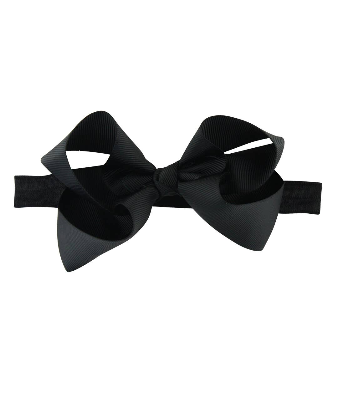 Girls Black Bow Headband