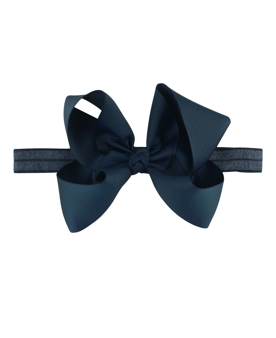 Navy Bow Headband