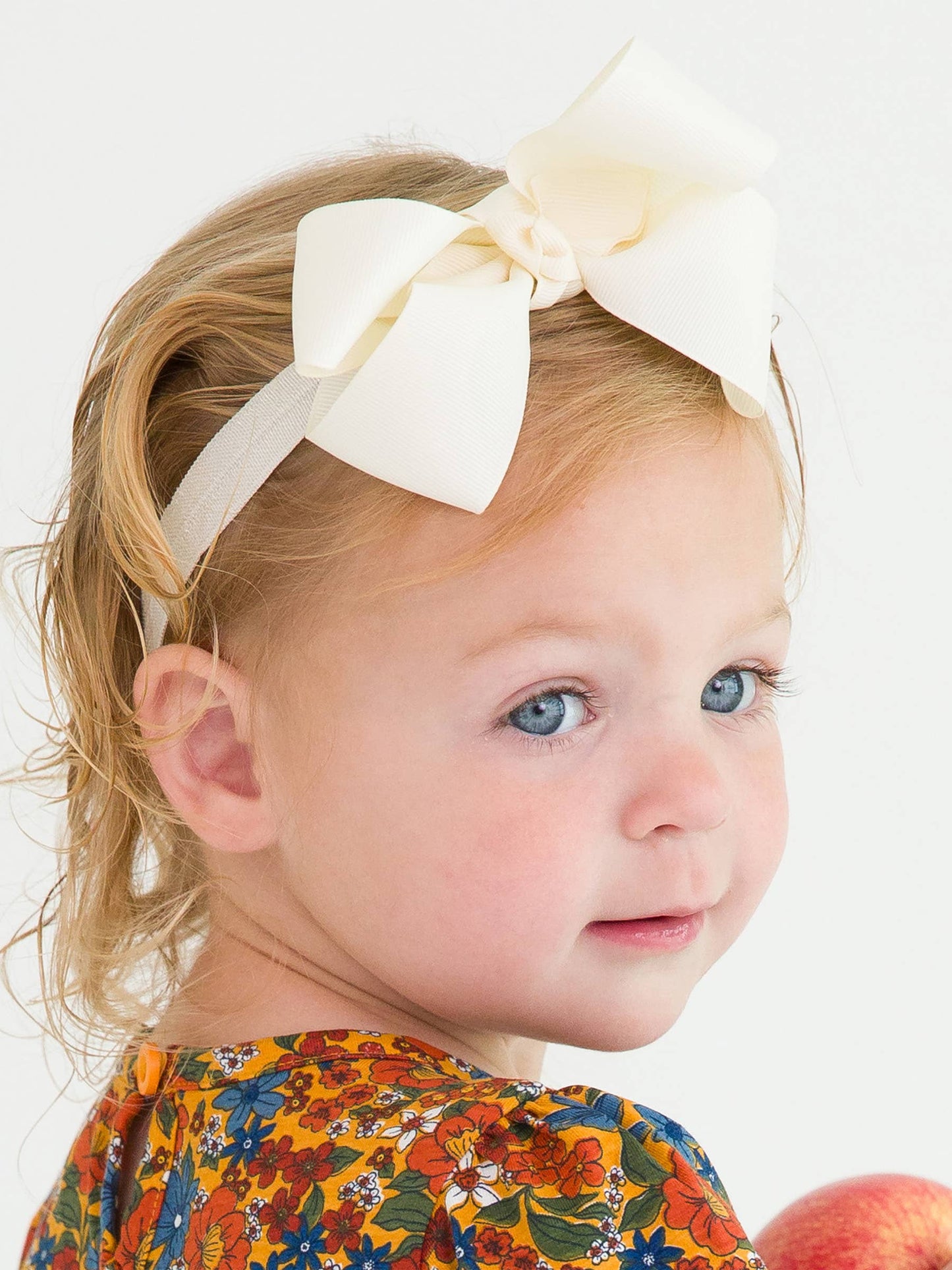 Ivory Bow Headband