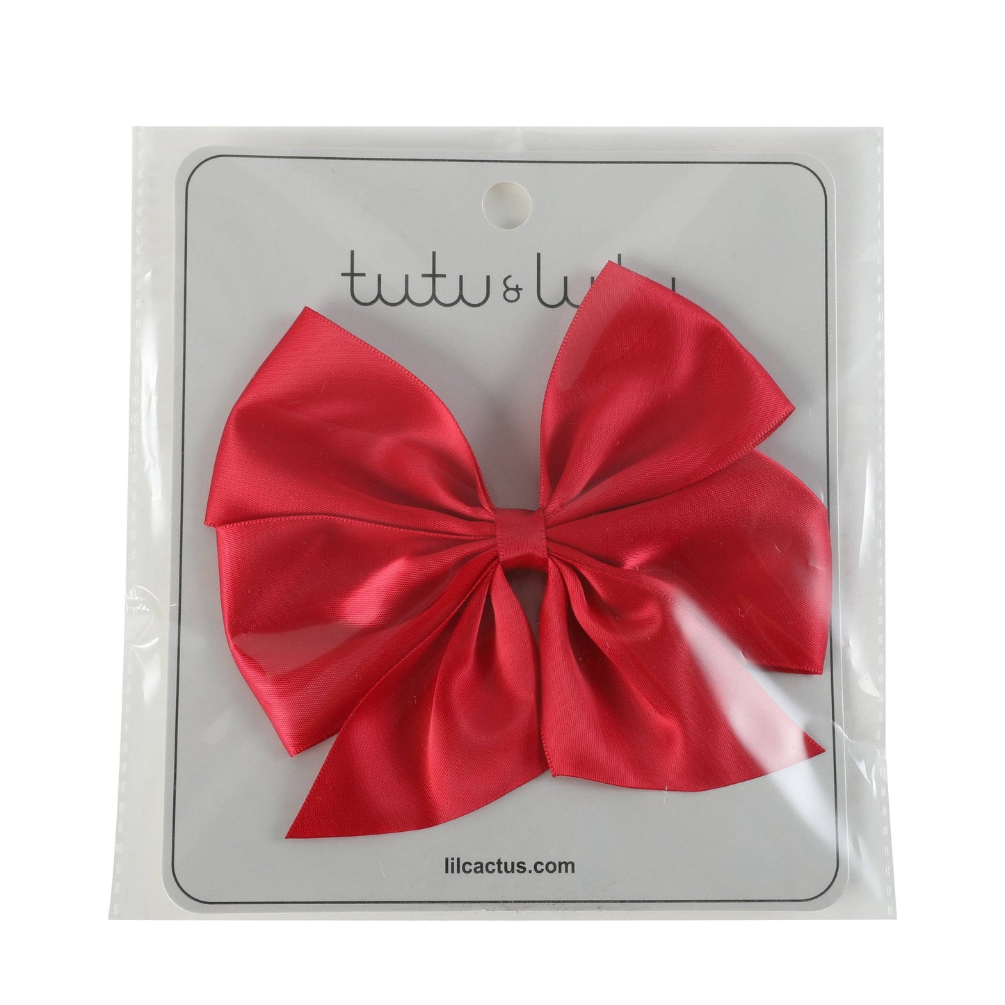 Red Satin Bow