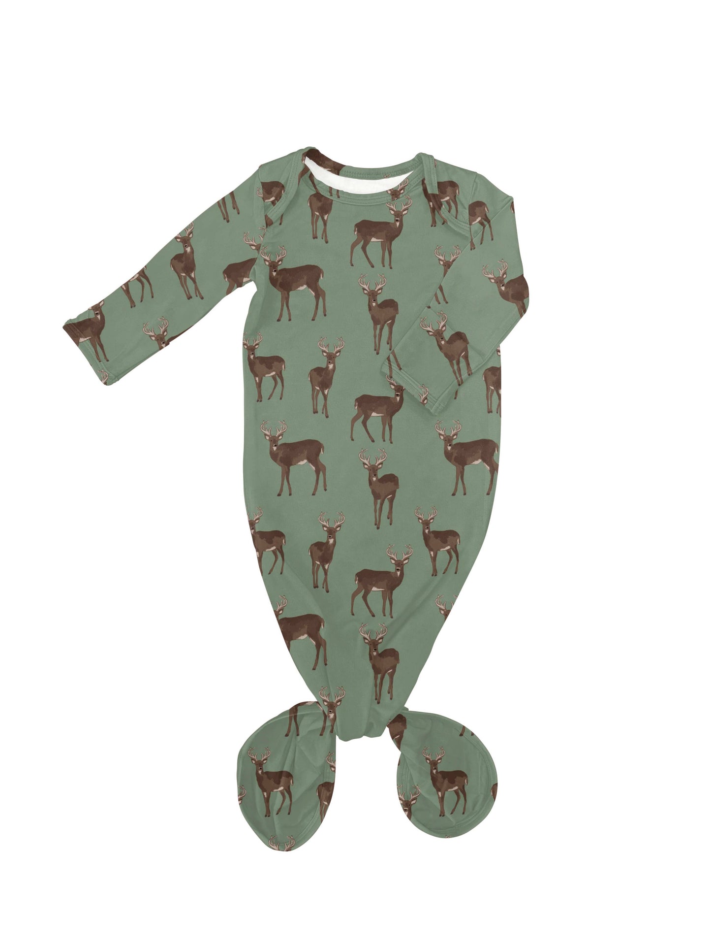 Deer - Knotted Infant Gown