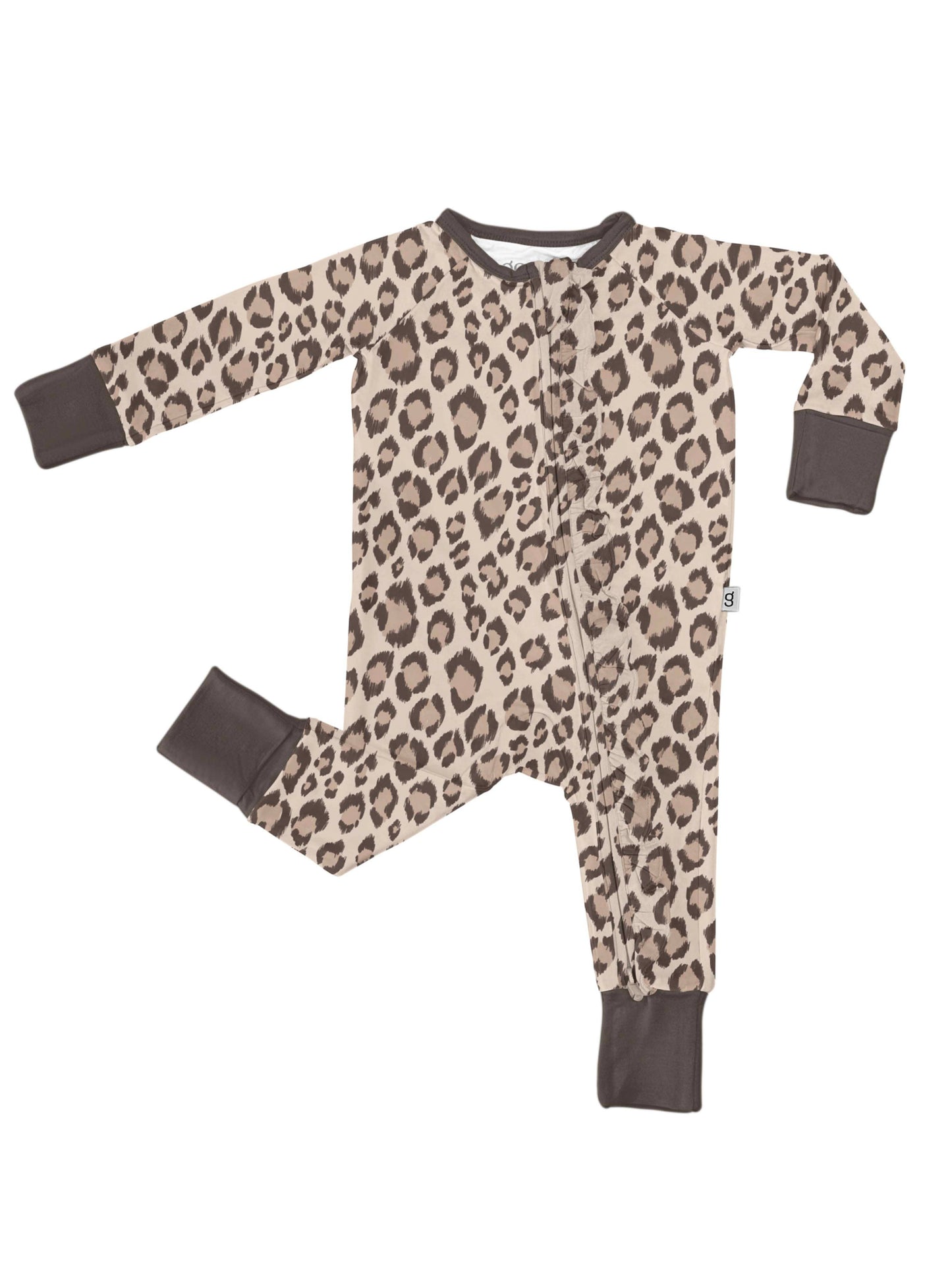 Classic Leopard - LS Convertible Zip PJs