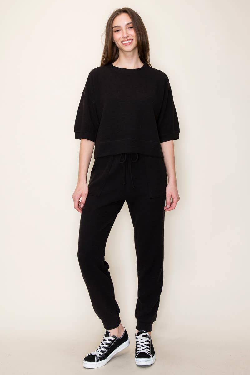Cloudy Knit Mama Jogger Set