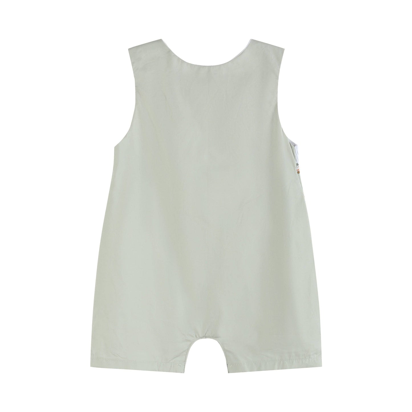Puppy Smocked Shortalls