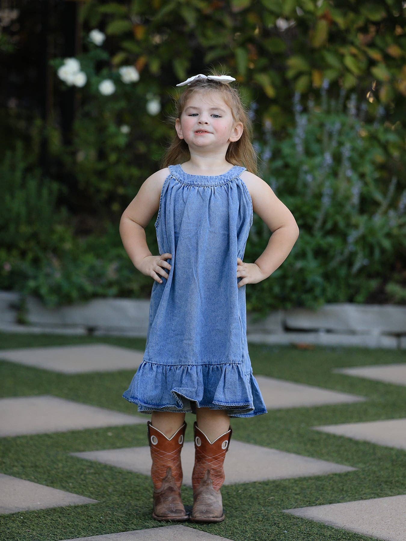 Denim A-Line Dress