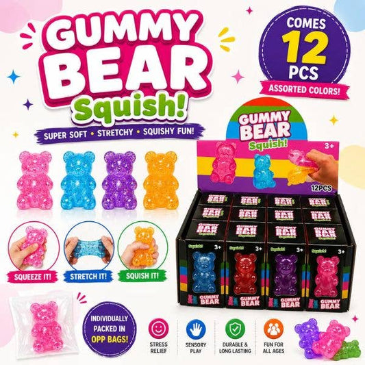 Sugar Squeeze Squishy – Gummy Bear Stress Toy