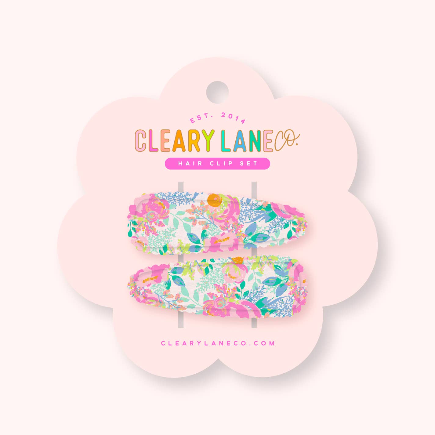 Floral Hair Clip Set