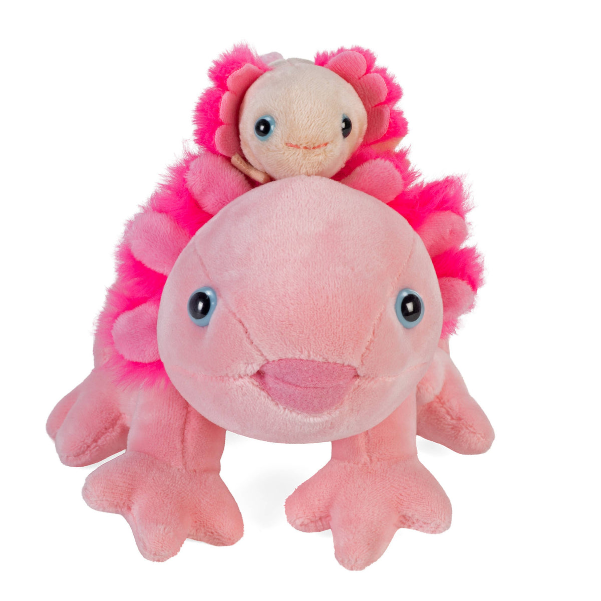 Mom Baby Axolotl 9"