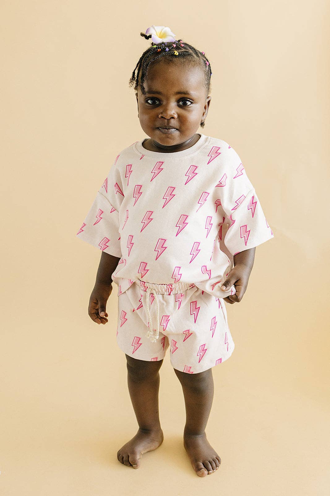 Shorts Set | Pink Bolts