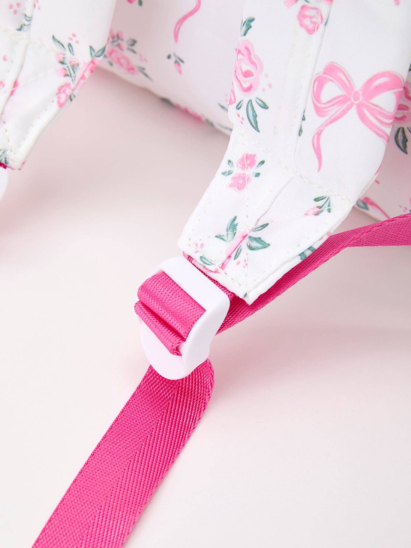 Floral Bow Ruffle Toddler Backpack