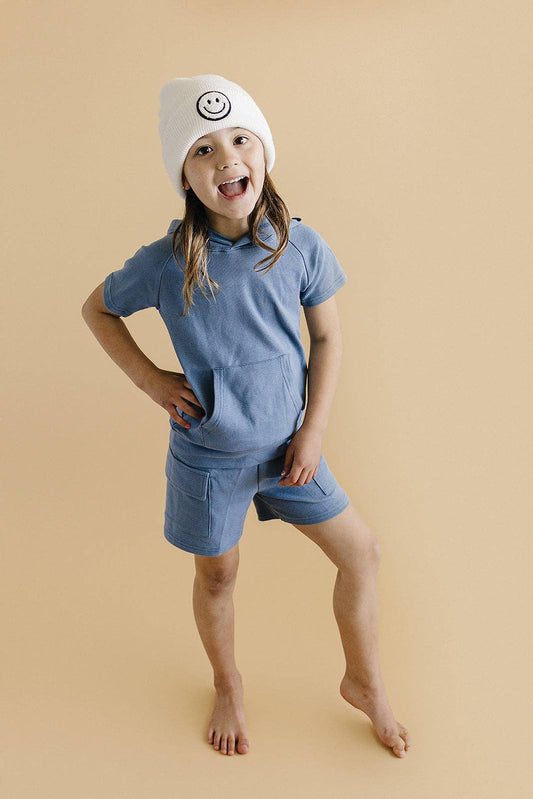 Cargo Shorts Set | Blue