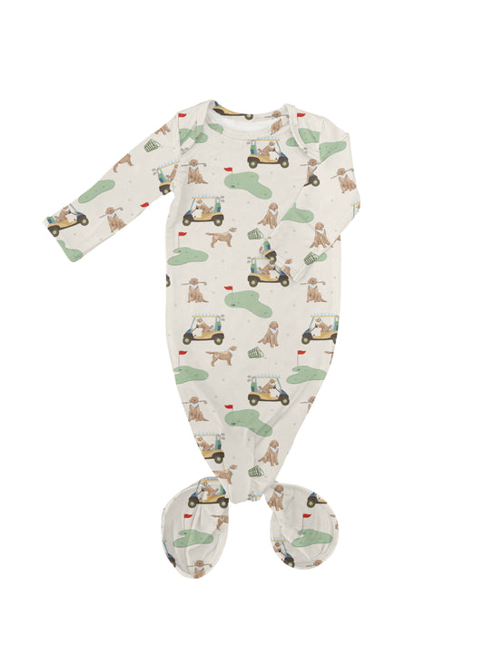 Knotted Infant Gown - Barks & Birdies