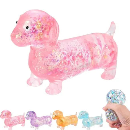 Glitter Animal  Squishy | Dachshund