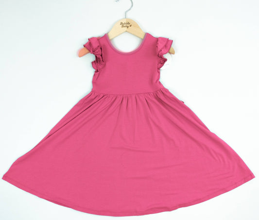 Hibiscus | Toddler Flutter Dress