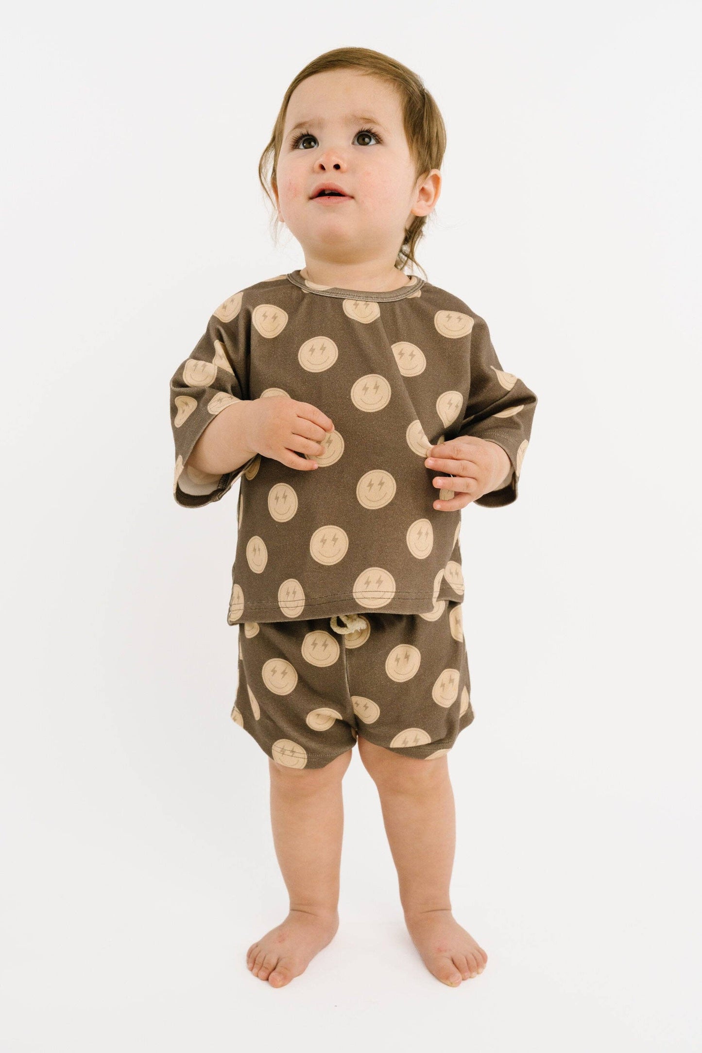 Neutral Smileys Slouchy Set