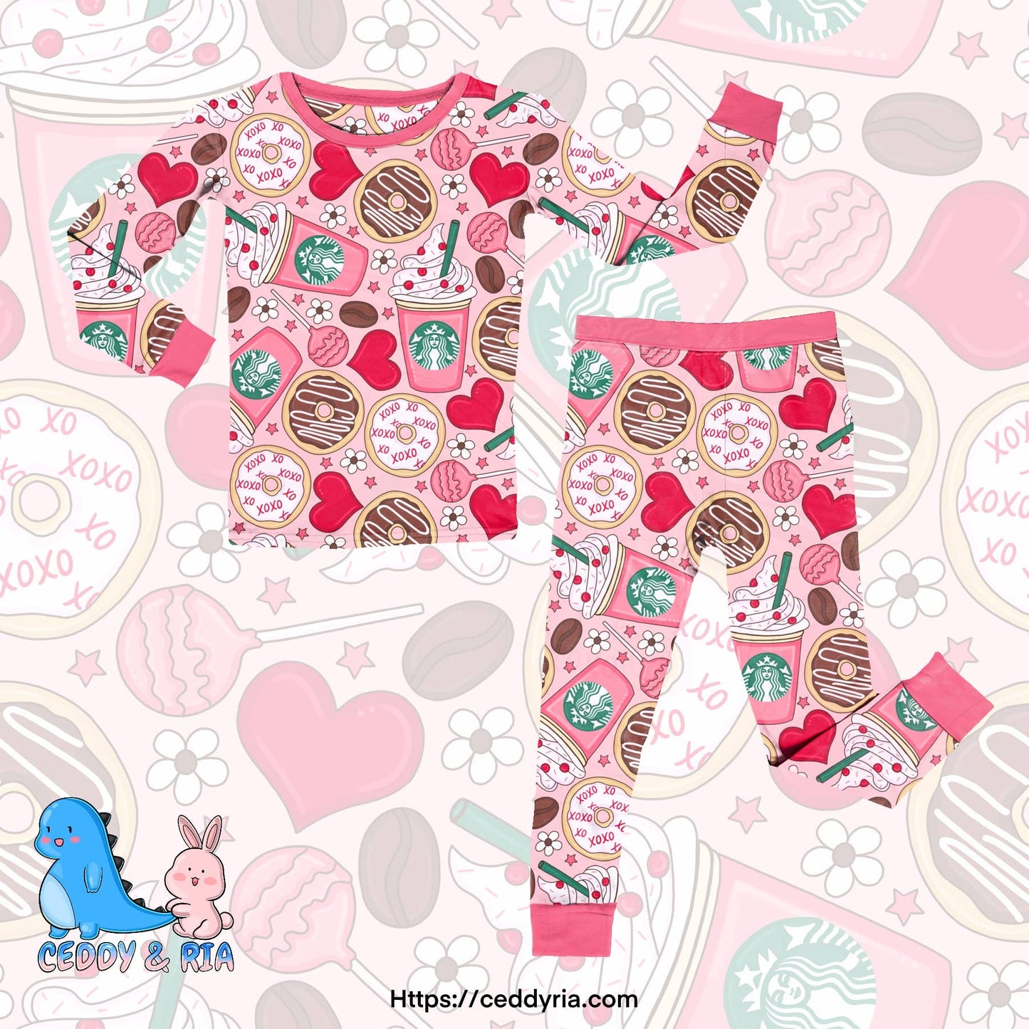 Sweet treats bamboo pjs