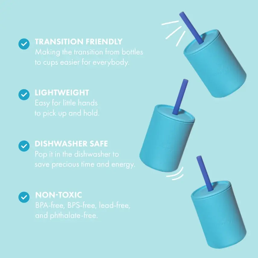 Straw Silicone Toddler Cup