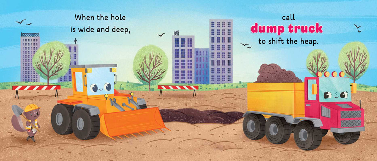 Hush, Little Dozer by Rebecca Colby